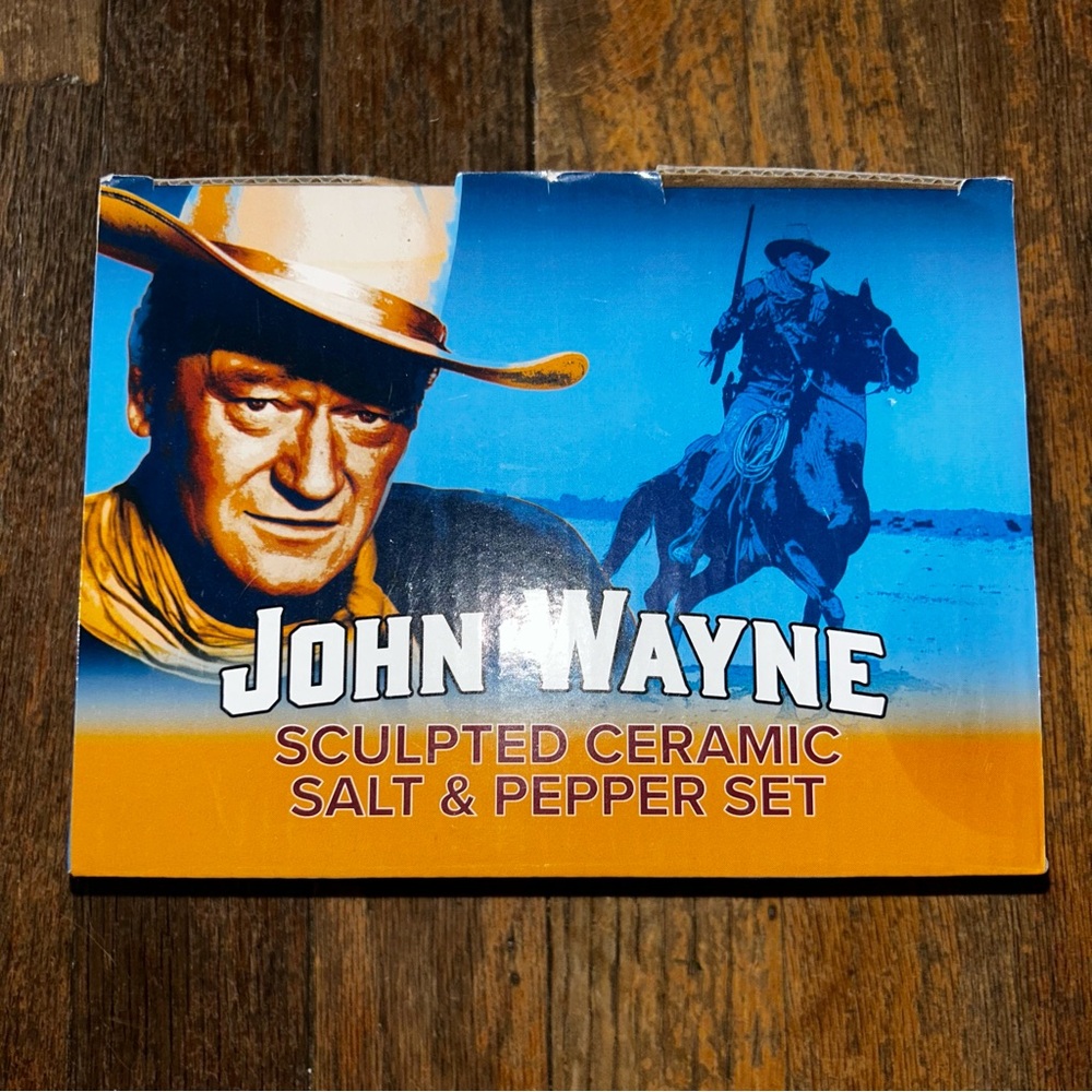 NEW John Wayne Salt and Pepper Shakers